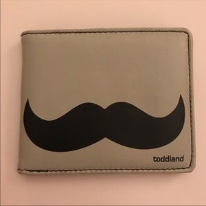 #2010s fashion Mustache Wallet